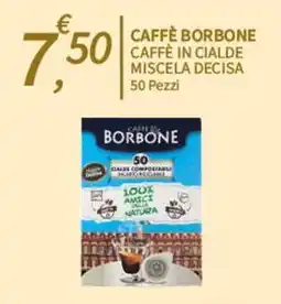 SpeSì Caffè borbone caffe in cialde miscela decisa 50 pezzi offerta