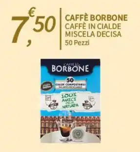 SpeSì Caffè borbone caffe in cialde miscela decisa 50 pezzi offerta