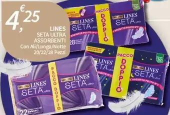 SpeSì Lines seta seta ultra asciutto pulito nj assorbenti offerta