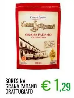 Sugros Soresina grana padano grattugiato offerta