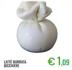 Sugros Latte burrata bicchiere offerta