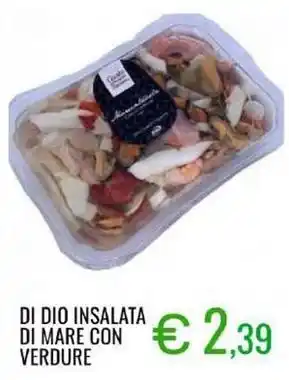 Sugros Di dio insalata di mare con verdure offerta