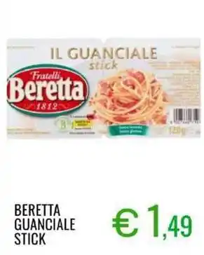 Sugros Beretta guanciale stick offerta