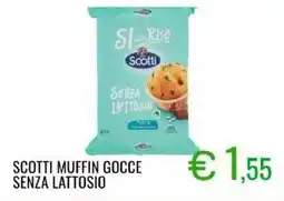 Sugros Scotti muffin gocce senza lattosio offerta