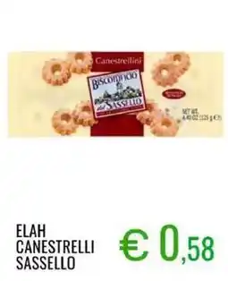 Sugros Elah canestrellini sassello offerta