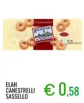 Sugros Elah canestrellini sassello offerta