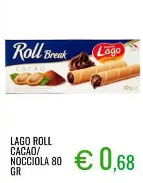 Sugros Lago roll cacao/ nocciola offerta