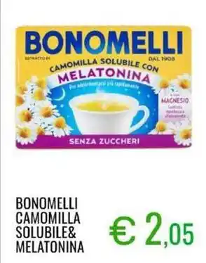 Sugros Bonomelli camomilla solubile& melatonina offerta