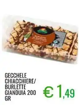 Sugros Gecchele chiacchiere/ burlette gianduia offerta