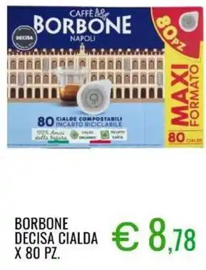 Sugros Borbone desicsa cialda x80 pz offerta