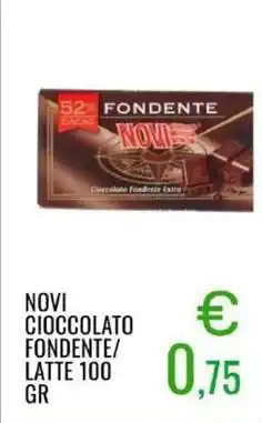 Sugros Novi cioccolato fondente/ latte offerta