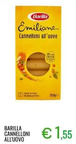 Sugros Barilla cannelloni all'uovo offerta