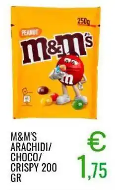 Sugros M&m's arachidi/ choco/ crispy offerta