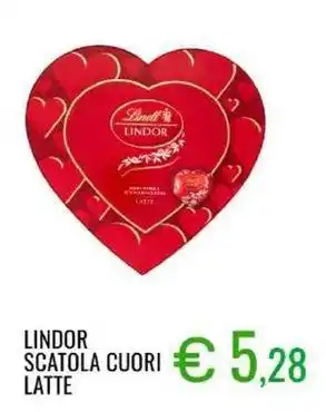 Sugros Lindor scatola cuori latte offerta