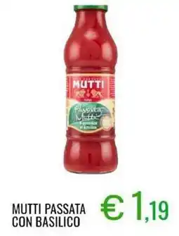 Sugros Mutti passata con basilico offerta