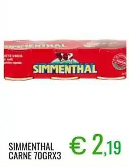 Sugros Simmenthal carne offerta