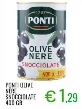 Sugros Ponti olive nere snocciolate offerta