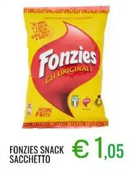 Sugros Fonzies snack sacchetto offerta