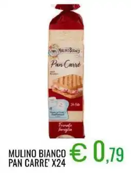 Sugros Mulino bianco pan carre' x24 offerta