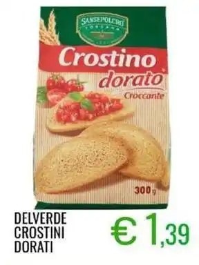 Sugros Delverde crostini dorati offerta