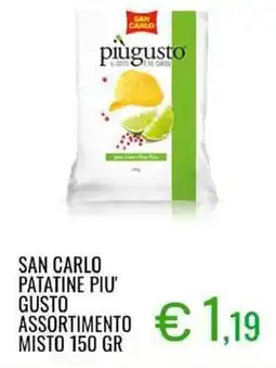 Sugros San carlo patatine piu' gusto assortimento misto offerta