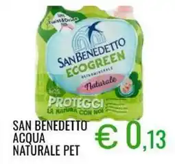 Sugros San benedetto ecogreen naturale pet offerta