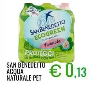 Sugros San benedetto ecogreen naturale pet offerta