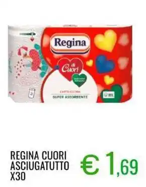 Sugros Regina cuori asciugatutto x30 offerta