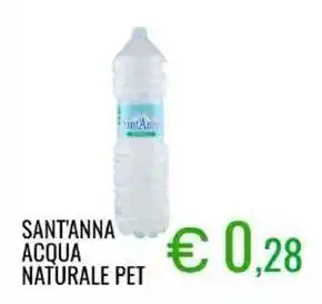 Sugros Sant'anna acqua naturale pet offerta