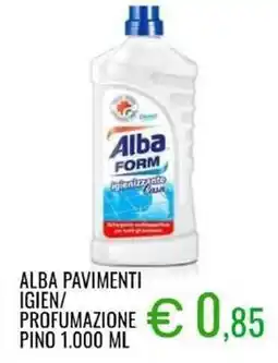 Sugros Alba pavimenti igien/profumazione pino offerta