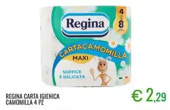 Sugros Regina carta igienica camomilla 4 pz offerta