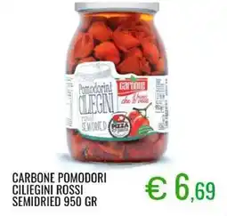 Sugros Carbone pomodori ciliegini rossi semidried offerta