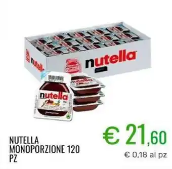 Sugros Nutella monoporzione 120 pz offerta