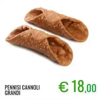 Sugros Pennisi cannoli grandi offerta