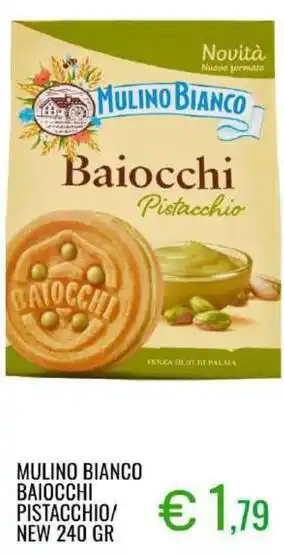 Sugros Mulino bianco baiocchi pistacchio/ new offerta