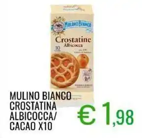 Sugros Mulino bianco crostatina albicocca/ cacao x10 offerta