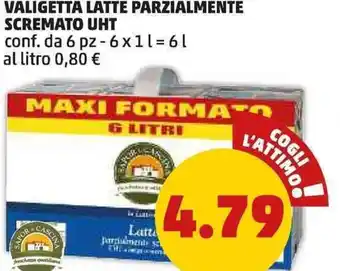 PENNY Valigetta latte parzialmente scremato uht conf. da 6 pz - 6x11= offerta