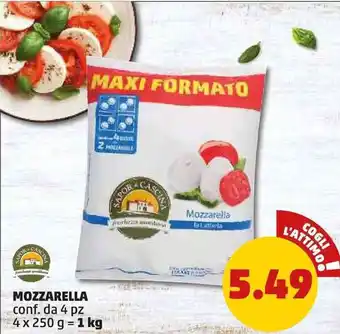 PENNY Mozzarella conf. da 4 pz 4 x 250 g offerta