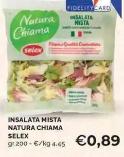 Mercatò Insalata mista natura chiama SELEX offerta