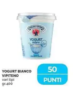 Mercatò Yogurt bianco VIPITENO offerta