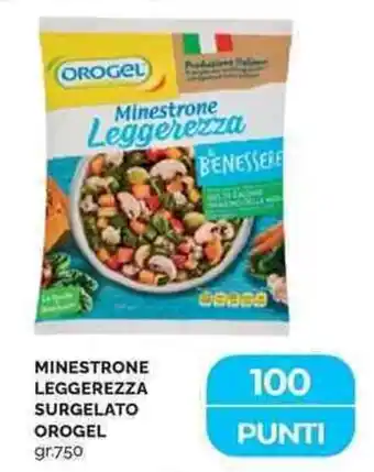 Mercatò Minestrone leggerezza surgelato OROGEL offerta