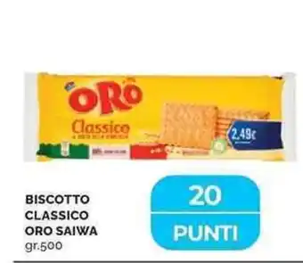 Mercatò Biscotto classico ORO SAIWA offerta