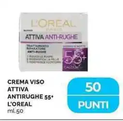 Mercatò Crema viso attiva antirughe 55+ L'OREAL offerta