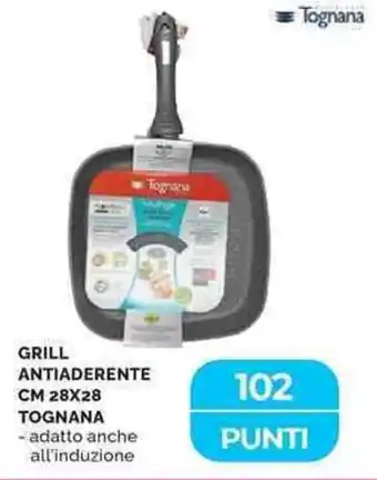 Mercatò Grill antiaderente cm 28x28 TOGNANA offerta