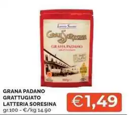 Mercatò Grana padano grattugiato LATTERIA SORESINA offerta