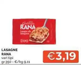 Mercatò Lasagne RANA offerta