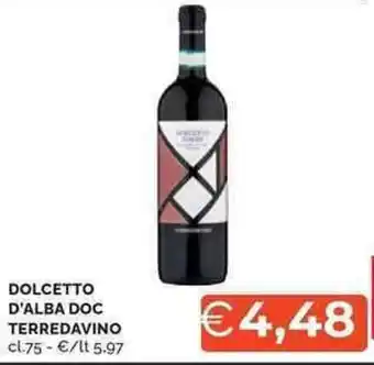 Mercatò Dolcetto d'alba doc terredavino offerta