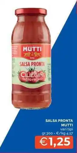 Mercatò Salsa pronta MUTTI offerta