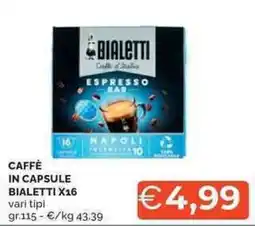 Mercatò Caffè in capsule BIALETTI offerta