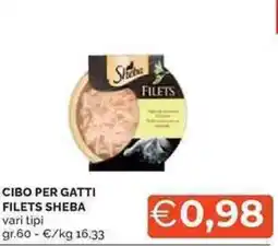 Mercatò Cibo per gatti filets SHEBA offerta